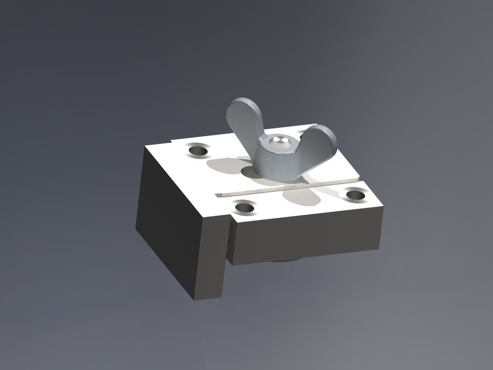 Накладной кондуктор - 3d модель SolidWorks
